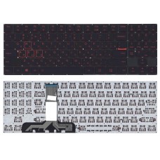 Клавиатура для ноутбука Lenovo Legion Y520-15IKB, Y520-15IKBA, Y520-15IKBM, Y520-15IKBN, Y530-15ICH, Y7000, Y7000P, Y720-15IKB Черная, без рамки