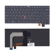 Клавиатура Lenovo ThinkPad T460S, T470P, T470S, 01YR111 с подсветкой