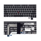 Клавиатура Lenovo ThinkPad T460S, T470P, T470S, 9Z.NCJBT.60R черная с серебристой рамкой