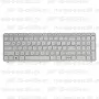 Клавиатура для ноутбука HP 15-d054sr Белая, с рамкой