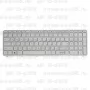 Клавиатура для ноутбука HP 15-d108 Белая, с рамкой