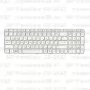 Клавиатура для ноутбука HP Pavilion G6-2023 Белая, с рамкой
