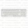 Клавиатура для ноутбука HP Pavilion G6-2029 Белая, с рамкой