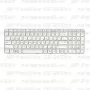 Клавиатура для ноутбука HP Pavilion G6-2031nr Белая, с рамкой