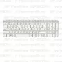 Клавиатура для ноутбука HP Pavilion G6-2037nr Белая, с рамкой