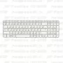 Клавиатура для ноутбука HP Pavilion G6-2039 Белая, с рамкой