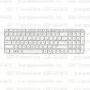 Клавиатура для ноутбука HP Pavilion G6-2046 Белая, с рамкой