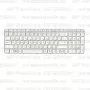 Клавиатура для ноутбука HP Pavilion G6-2050sr Белая, с рамкой