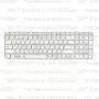 Клавиатура для ноутбука HP Pavilion G6-2052sr Белая, с рамкой