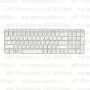 Клавиатура для ноутбука HP Pavilion G6-2055er Белая, с рамкой