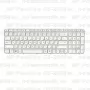 Клавиатура для ноутбука HP Pavilion G6-2056er Белая, с рамкой