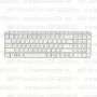 Клавиатура для ноутбука HP Pavilion G6-2056sr Белая, с рамкой