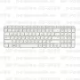 Клавиатура для ноутбука HP Pavilion G6-2066 Белая, с рамкой