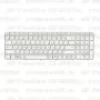 Клавиатура для ноутбука HP Pavilion G6-2080sr Белая, с рамкой