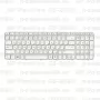 Клавиатура для ноутбука HP Pavilion G6-2090 Белая, с рамкой