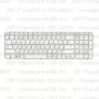 Клавиатура для ноутбука HP Pavilion G6-2100 Белая, с рамкой