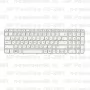 Клавиатура для ноутбука HP Pavilion G6-2101 Белая, с рамкой
