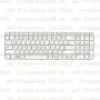 Клавиатура для ноутбука HP Pavilion G6-2105 Белая, с рамкой