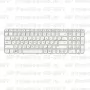 Клавиатура для ноутбука HP Pavilion G6-2107 Белая, с рамкой