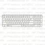 Клавиатура для ноутбука HP Pavilion G6-2110 Белая, с рамкой