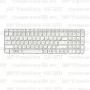 Клавиатура для ноутбука HP Pavilion G6-2111 Белая, с рамкой