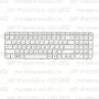 Клавиатура для ноутбука HP Pavilion G6-2112 Белая, с рамкой