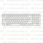 Клавиатура для ноутбука HP Pavilion G6-2123 Белая, с рамкой