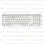 Клавиатура для ноутбука HP Pavilion G6-2125 Белая, с рамкой