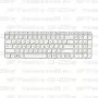 Клавиатура для ноутбука HP Pavilion G6-2130er Белая, с рамкой