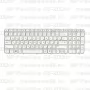 Клавиатура для ноутбука HP Pavilion G6-2132nr Белая, с рамкой