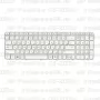 Клавиатура для ноутбука HP Pavilion G6-2133sr Белая, с рамкой