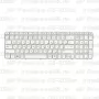 Клавиатура для ноутбука HP Pavilion G6-2135sr Белая, с рамкой