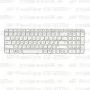 Клавиатура для ноутбука HP Pavilion G6-2137sr Белая, с рамкой