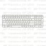 Клавиатура для ноутбука HP Pavilion G6-2140 Белая, с рамкой