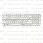 Клавиатура для ноутбука HP Pavilion G6-2141 Белая, с рамкой