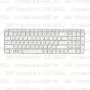 Клавиатура для ноутбука HP Pavilion G6-2142 Белая, с рамкой