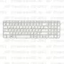 Клавиатура для ноутбука HP Pavilion G6-2143 Белая, с рамкой