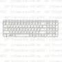 Клавиатура для ноутбука HP Pavilion G6-2145 Белая, с рамкой