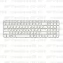 Клавиатура для ноутбука HP Pavilion G6-2146 Белая, с рамкой