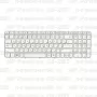 Клавиатура для ноутбука HP Pavilion G6-2153 Белая, с рамкой