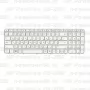 Клавиатура для ноутбука HP Pavilion G6-2155 Белая, с рамкой