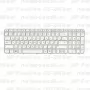 Клавиатура для ноутбука HP Pavilion G6-2168er Белая, с рамкой