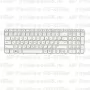 Клавиатура для ноутбука HP Pavilion G6-2175er Белая, с рамкой