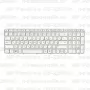 Клавиатура для ноутбука HP Pavilion G6-2200sr Белая, с рамкой