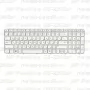 Клавиатура для ноутбука HP Pavilion G6-2202sr Белая, с рамкой