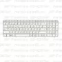Клавиатура для ноутбука HP Pavilion G6-2203er Белая, с рамкой