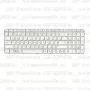 Клавиатура для ноутбука HP Pavilion G6-2206er Белая, с рамкой