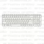 Клавиатура для ноутбука HP Pavilion G6-2213nr Белая, с рамкой