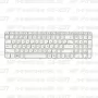 Клавиатура для ноутбука HP Pavilion G6-2217 Белая, с рамкой