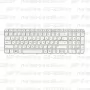 Клавиатура для ноутбука HP Pavilion G6-2219nr Белая, с рамкой